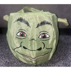 DreamWorks 2004 Gemmy SHREK Head Happy Halloween Bucket Trick Or Treat Candy